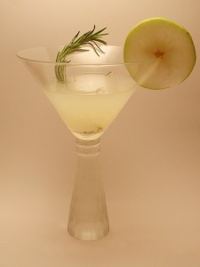 Rosemary Pear Martini