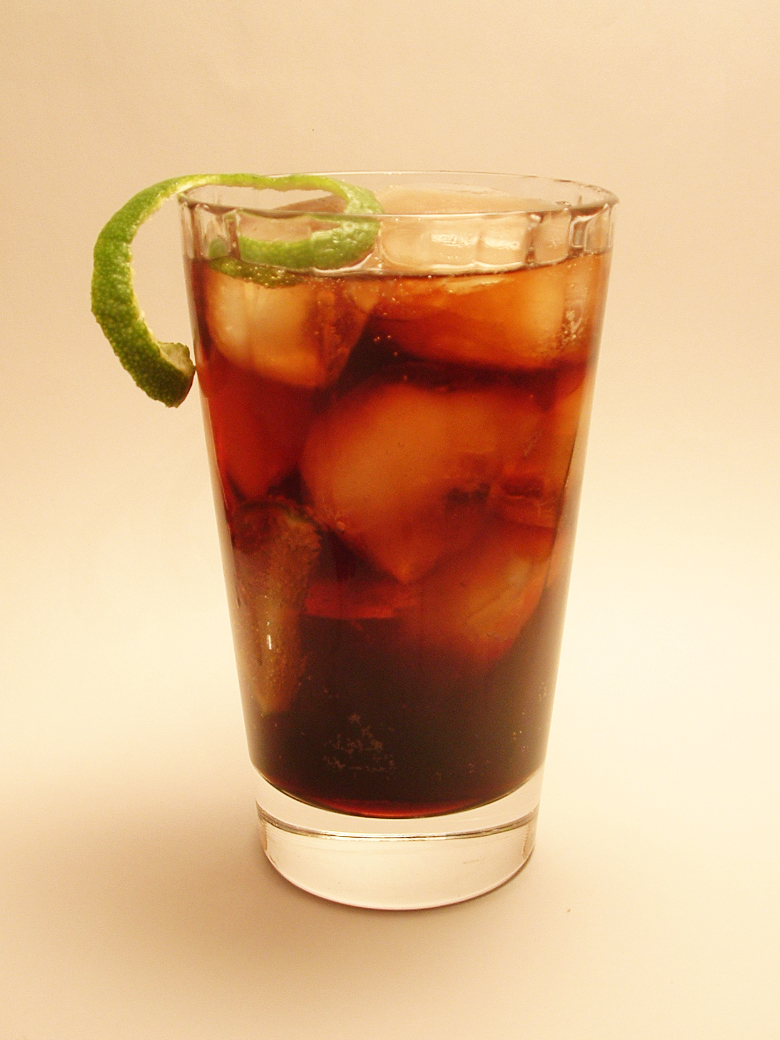 What alcohol mixed drink has Kahlua, vodka and Coca-Cola?