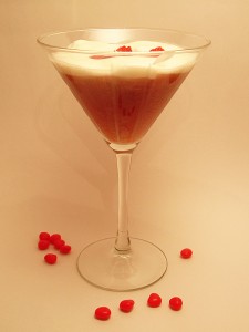 Raspberry Souffle Martini